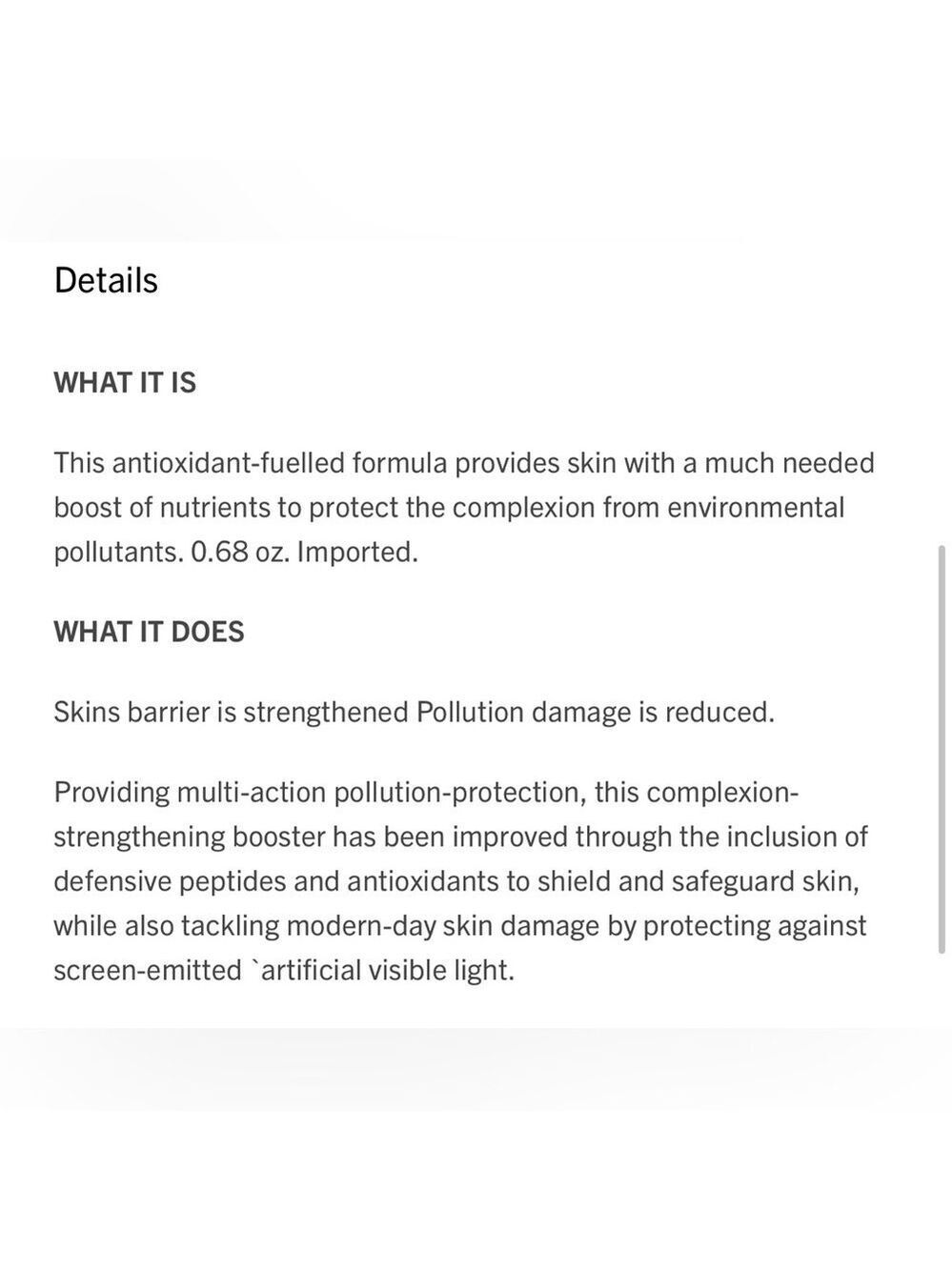 111SKIN NAC Y² Pollution Defence Booster - Booster Defense Anti-Pollution - Picture 2 of 3